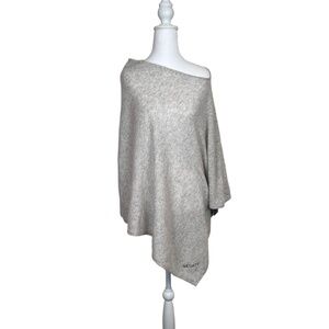 Peter Millar Womens Shawl Heather Gray Cashmere Lightweight Elegant Branded